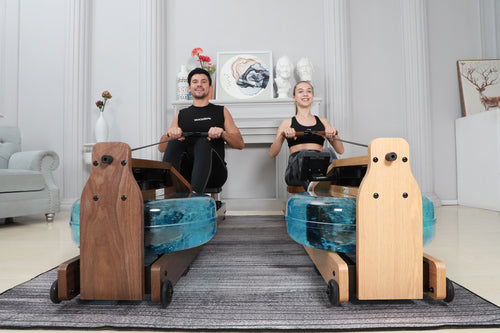 Topiom Rowing Machine for Home Use | Solid Wood | TM3 Monitor