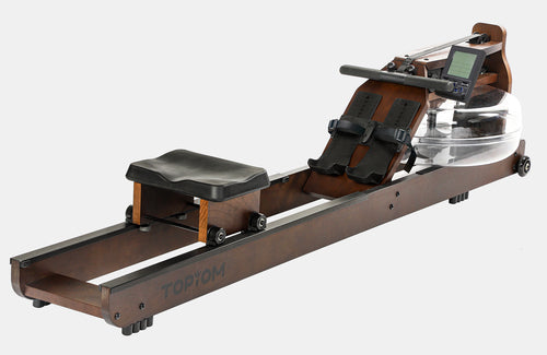 Topiom Rowing Machine for Home Use | Solid Wood | TM3 Monitor