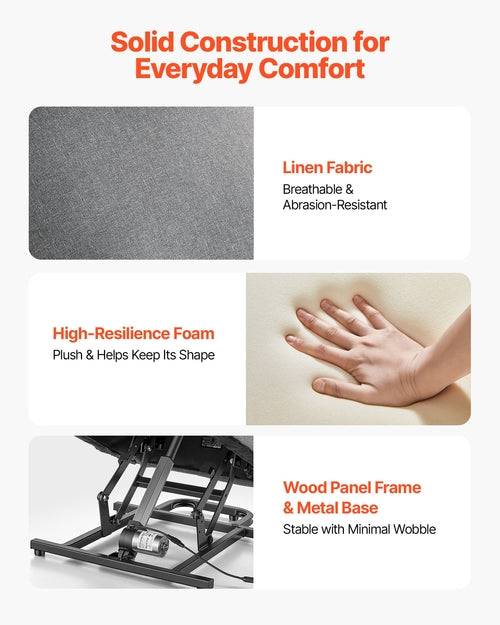 Power Lift Recliner Chair, Electric Lift Chair for Elderly, Infinite
