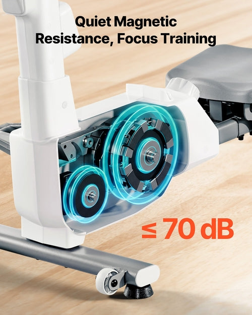 Magnetic Rowing Machine,16-Level Quiet Resistance Adjustable, Foldable