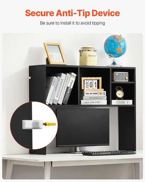 Desktop Bookshelf, 1-Tier Desktop Storage Organizer, 37 x 9.4 x 28.7