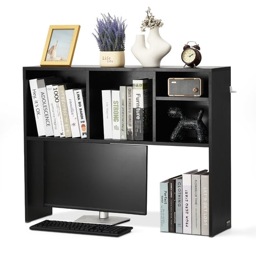 Desktop Bookshelf, 1-Tier Desktop Storage Organizer, 37 x 9.4 x 28.7
